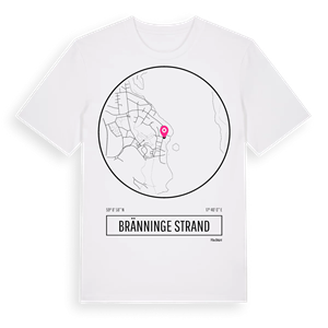 Bränninge strand t-shirt – ekologisk bomull t-shirt från Pinshirt