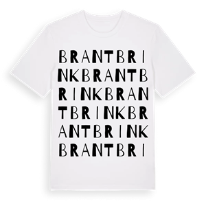 Brantbrink ordlek t-shirt – ekologisk bomull t-shirt från Pinshirt