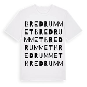 Bredrummet ordlek t-shirt – ekologisk bomull t-shirt från Pinshirt