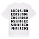 White t-shirt med Bredsund ordlek t-shirt