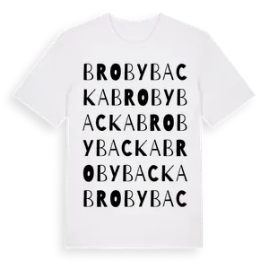Brobybacka ordlek t-shirt – ekologisk bomull t-shirt från Pinshirt