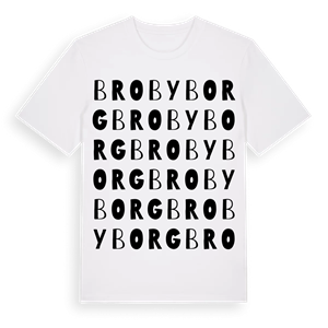 Brobyborg ordlek t-shirt – ekologisk bomull t-shirt från Pinshirt