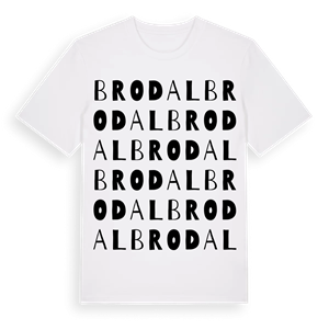 Brodal ordlek t-shirt – ekologisk bomull t-shirt från Pinshirt