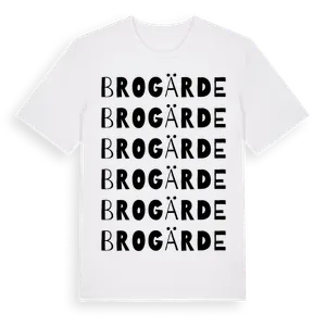 Brogärde ordlek t-shirt – ekologisk bomull t-shirt från Pinshirt