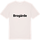 Vintage White t-shirt med Brogärde fetstil t-shirt