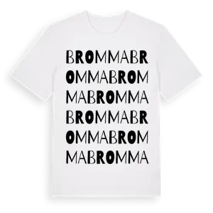 Bromma ordlek t-shirt – ekologisk bomull t-shirt från Pinshirt