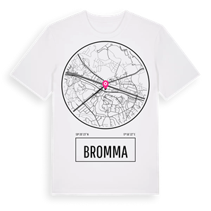 Bromma t-shirt – ekologisk bomull t-shirt från Pinshirt