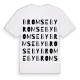 Bromseby ordlek t-shirt