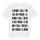 Bromskärs brygga ordlek t-shirt