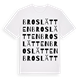 Broslätten ordlek t-shirt