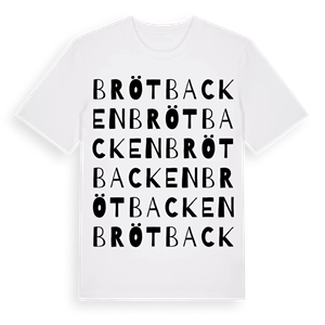 Brötbacken ordlek t-shirt – ekologisk bomull t-shirt från Pinshirt