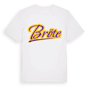 Bröte baseball t-shirt – ekologisk bomull t-shirt från Pinshirt