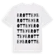 White t-shirt med Brottby ordlek t-shirt