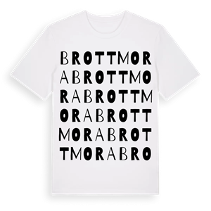 Brottmora ordlek t-shirt – ekologisk bomull t-shirt från Pinshirt