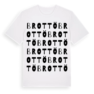 Brottö ordlek t-shirt – ekologisk bomull t-shirt från Pinshirt