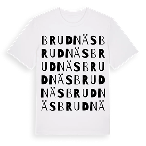 Brudnäs ordlek t-shirt – ekologisk bomull t-shirt från Pinshirt