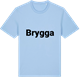 Blue Soul t-shirt med Brygga fetstil t-shirt