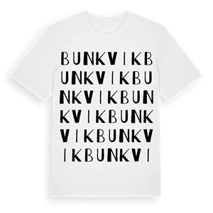 Bunkvik ordlek t-shirt – ekologisk bomull t-shirt från Pinshirt