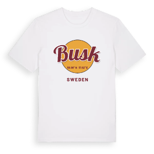 Busk cirkel t-shirt – ekologisk bomull t-shirt från Pinshirt