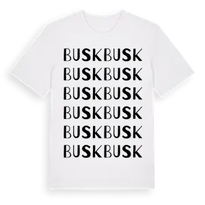 Busk ordlek t-shirt – ekologisk bomull t-shirt från Pinshirt
