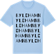 Blue Soul t-shirt med Bylehamn ordlek t-shirt