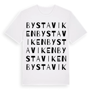 Bystaviken ordlek t-shirt – ekologisk bomull t-shirt från Pinshirt