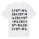 White t-shirt med Bystaviken ordlek t-shirt