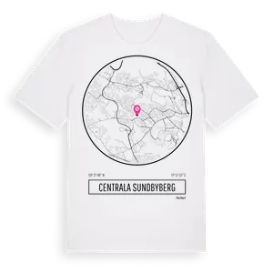 Centrala Sundbyberg t-shirt – ekologisk bomull t-shirt från Pinshirt