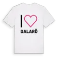Jag älskar Dalarö t-shirt stort tryck