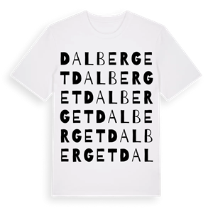 Dalberget ordlek t-shirt – ekologisk bomull t-shirt från Pinshirt