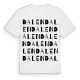 Dalen ordlek t-shirt