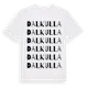 White t-shirt med Dalkulla ordlek t-shirt