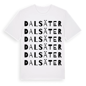 Dalsäter ordlek t-shirt – ekologisk bomull t-shirt från Pinshirt