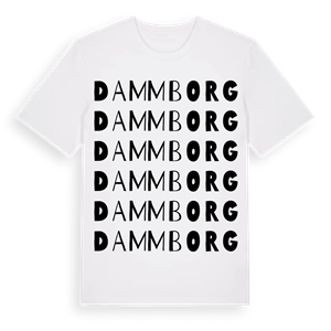 Dammborg ordlek t-shirt – ekologisk bomull t-shirt från Pinshirt