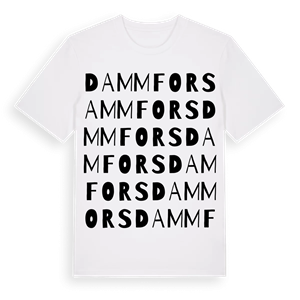 Dammfors ordlek t-shirt – ekologisk bomull t-shirt från Pinshirt