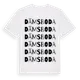 White t-shirt med Dämsboda ordlek t-shirt