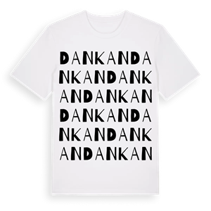 Dankan ordlek t-shirt – ekologisk bomull t-shirt från Pinshirt