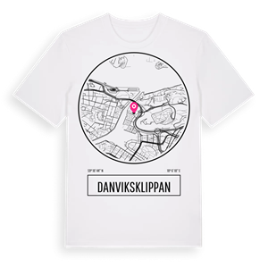 Danviksklippan t-shirt – ekologisk bomull t-shirt från Pinshirt