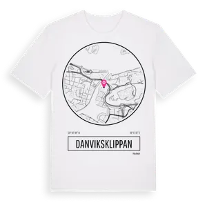 Danviksklippan t-shirt – ekologisk bomull t-shirt från Pinshirt