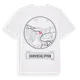 White t-shirt med Danviksklippan t-shirt