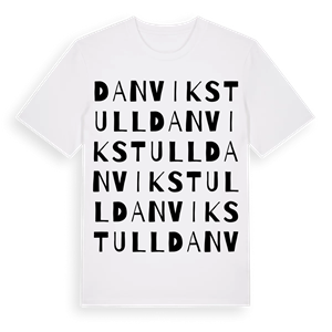 Danvikstull ordlek t-shirt – ekologisk bomull t-shirt från Pinshirt