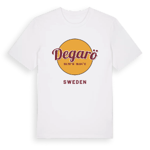 Degarö cirkel t-shirt – ekologisk bomull t-shirt från Pinshirt