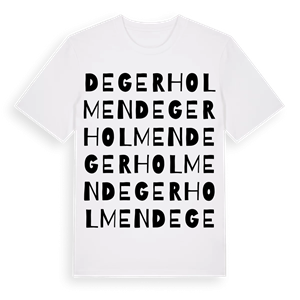 Degerholmen ordlek t-shirt – ekologisk bomull t-shirt från Pinshirt