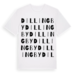 Dillingby ordlek t-shirt – ekologisk bomull t-shirt från Pinshirt