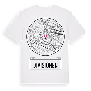 Divisionen t-shirt – ekologisk bomull t-shirt från Pinshirt