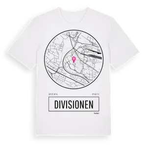 Divisionen t-shirt – ekologisk bomull t-shirt från Pinshirt