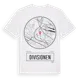 White t-shirt med Divisionen t-shirt