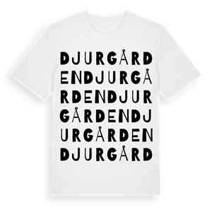 Djurgården ordlek t-shirt – ekologisk bomull t-shirt från Pinshirt
