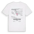 Djurgårdsstaden karta t-shirt