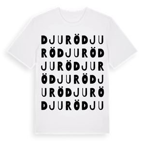 Djurö ordlek t-shirt – ekologisk bomull t-shirt från Pinshirt
